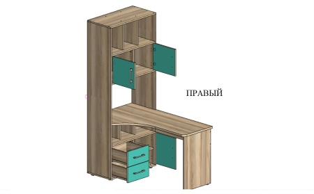 Стол угловой Школьник-5 Корпус Белый